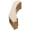 Ekena Millwork 5-inch W x 12-inch D x 16-inch H Imperial Rough Cedar Woodgrain TimberThane Knee Brace, Primed BRCUR05X12X16IMPRCPR - alternate 6
